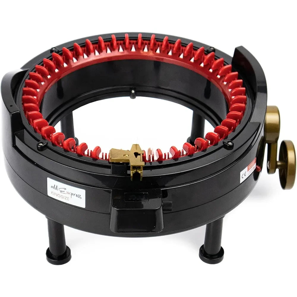 AddiExpress 46 Needles Circle Knit Loom With Hand Crank
