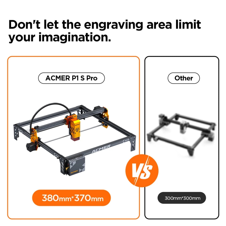 ACMER P1 S Pro Laser Engraver 445nm Engraving Machine