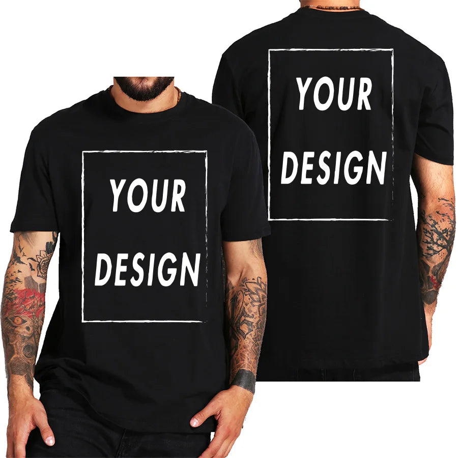 MAYMAOTPCollar Custom Logo T Shirt Front Back Design For Men
