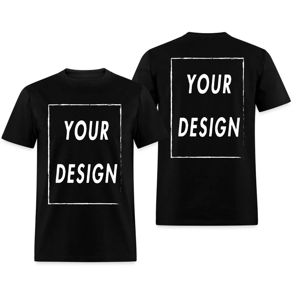 MAYMAOTPCollar Custom Logo T Shirt Front Back Design For Men