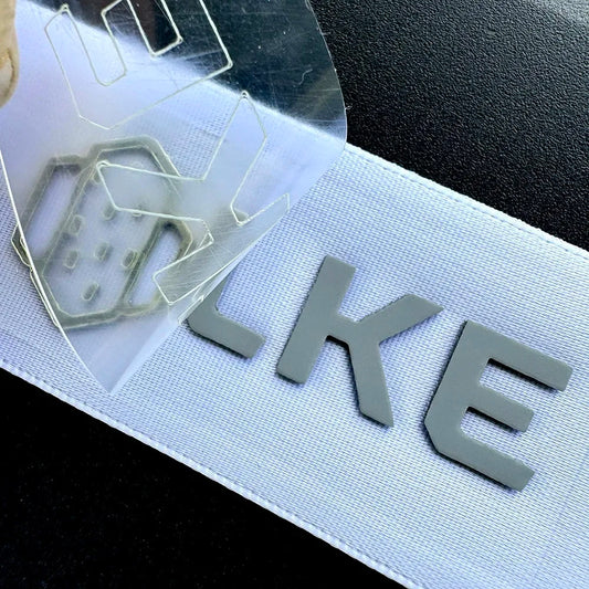 Silicone Heat Transfer Patches 3D Personalized Vinyl Labels