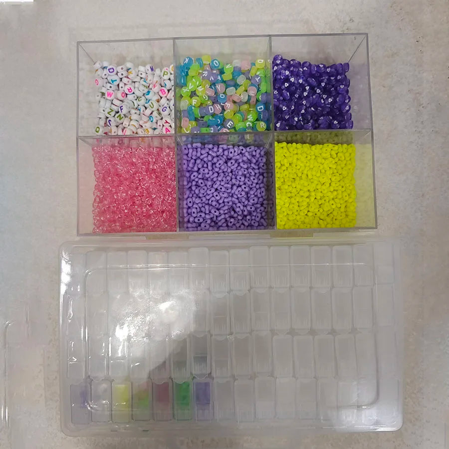 DIY Craft 64 Slots Organizer Box For Diamond Painting Beads