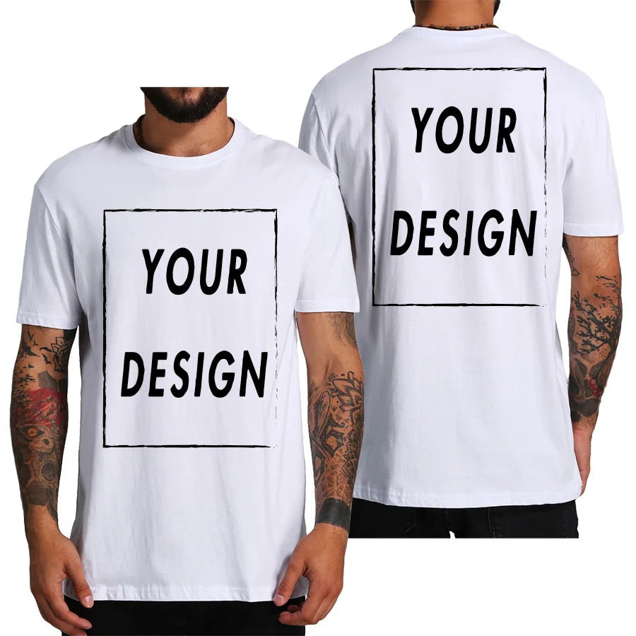 MAYMAOTPCollar Custom Logo T Shirt Front Back Design For Men