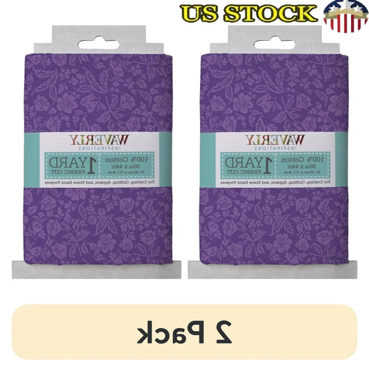 DUTRIEUX Cotton Floral Craft Fabric Precut 2 Pack Quilting