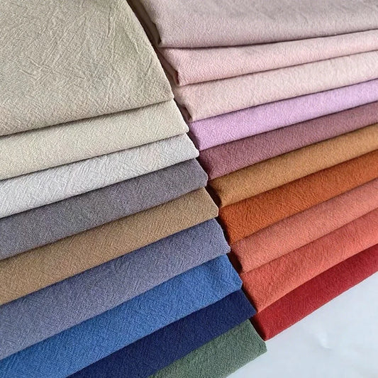 Plain Dyed Cotton Polyester Sateen Fabric For Sewing Projects