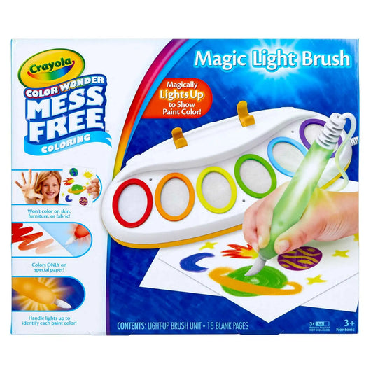 Crayola Color Wonder Magic Light Brush Mess Free Paint Set