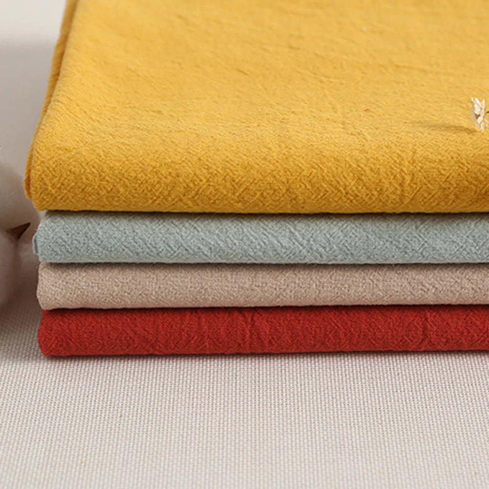 Plain Dyed Cotton Polyester Sateen Fabric For Sewing Projects