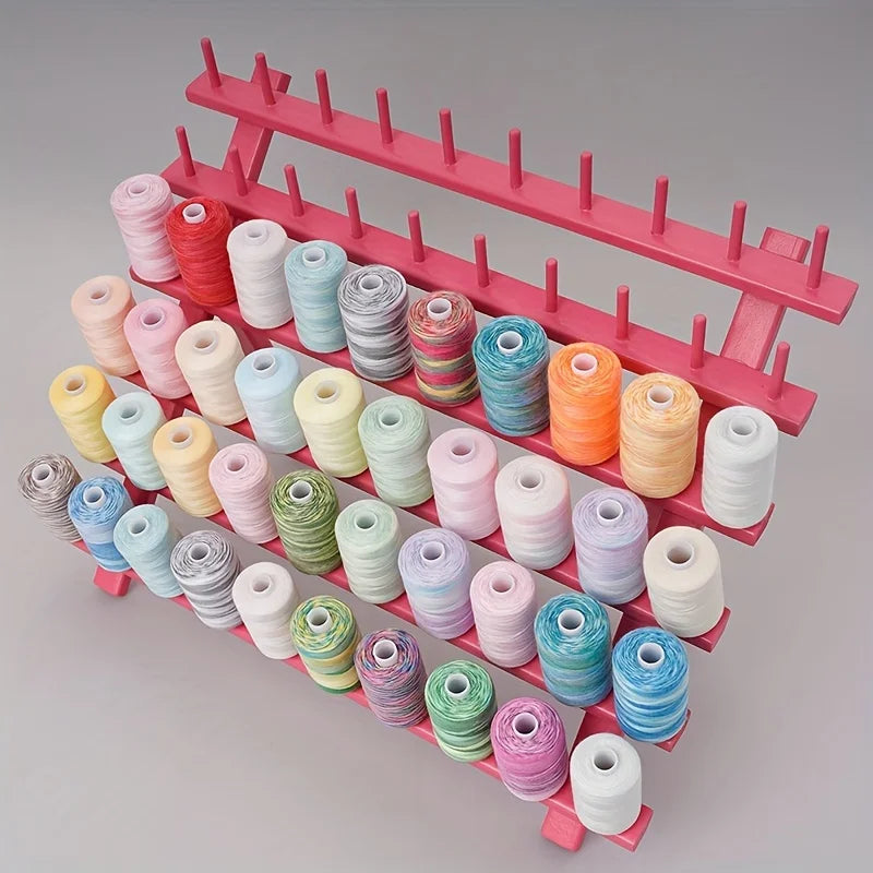 Hign-concerned Wooden Thread Rack for Sewing Embroidery