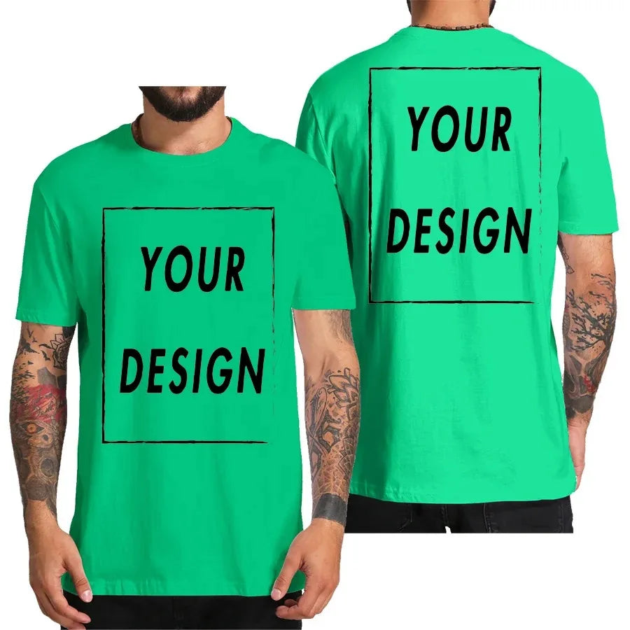 MAYMAOTPCollar Custom Logo T Shirt Front Back Design For Men