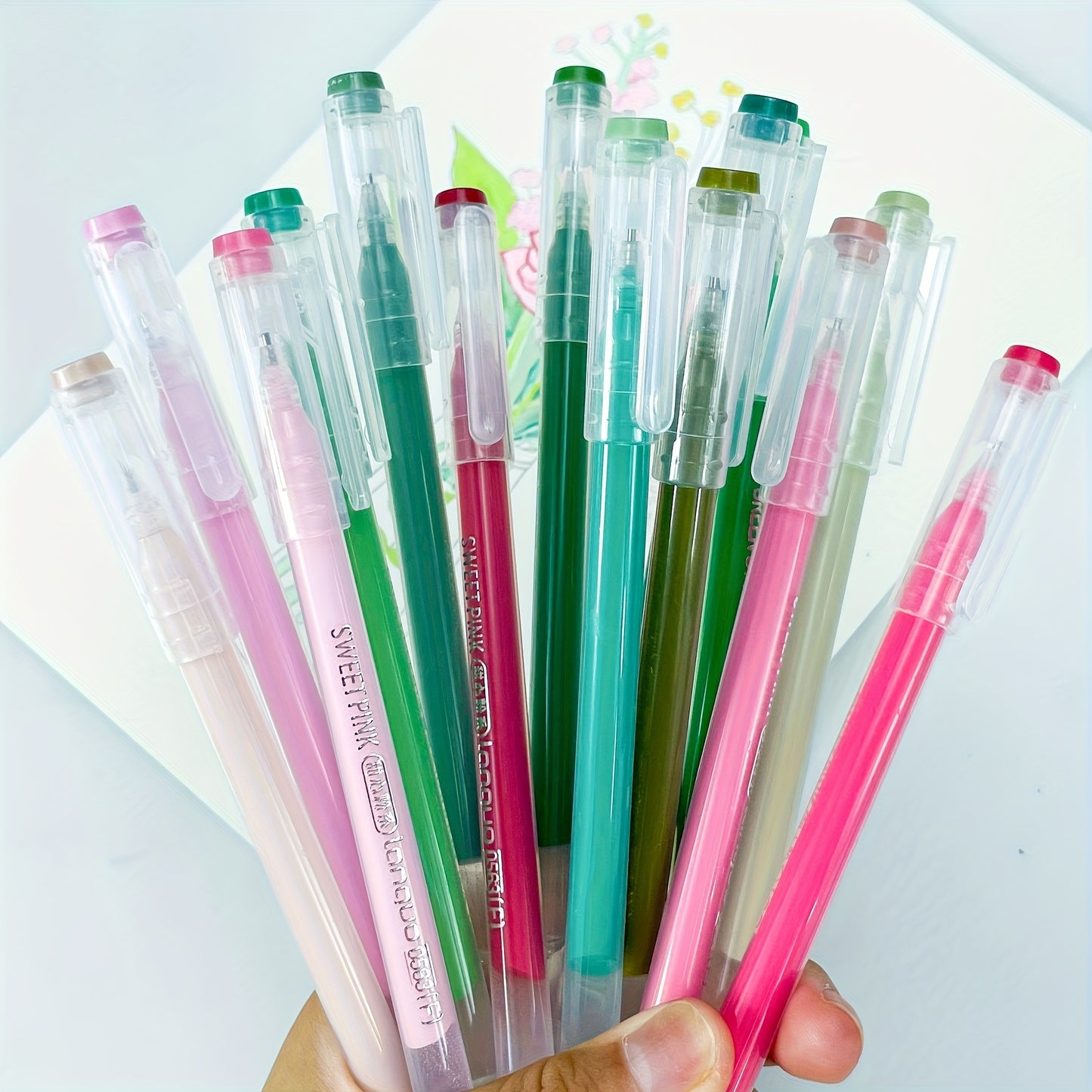 LANGUO Gel Pen Set Fine Tip Stationery Art Supplies