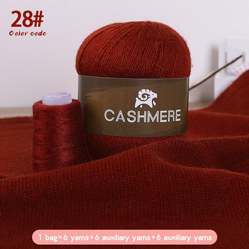 Cashmere Yarn 6 Pairs 100 Cashmere For DIY Crochet Soft