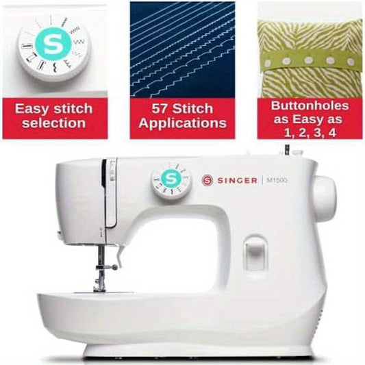Singer M1500 Heavy Duty Portable Sewing Machine With Kit