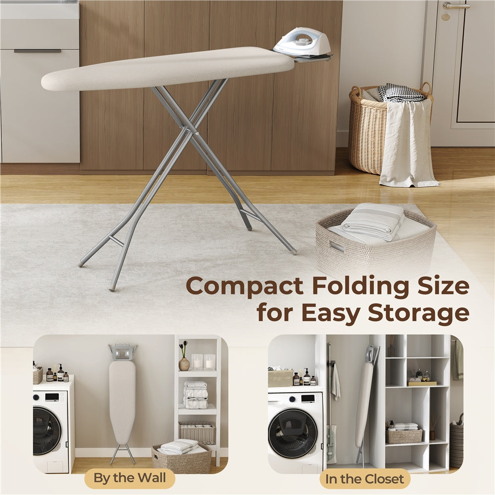 Costoffs Adjustable Foldable Ironing Board With Thick 4 Layer Pad