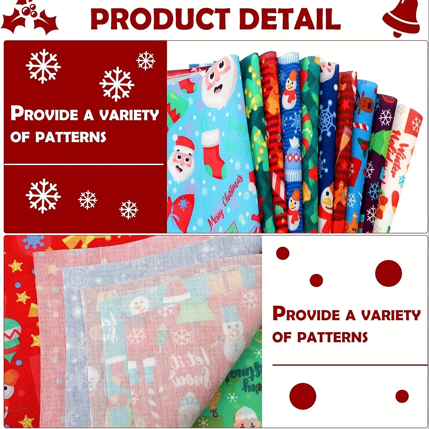 Pure Cotton Squares Crafting Fabric 70Pcs For Quilting