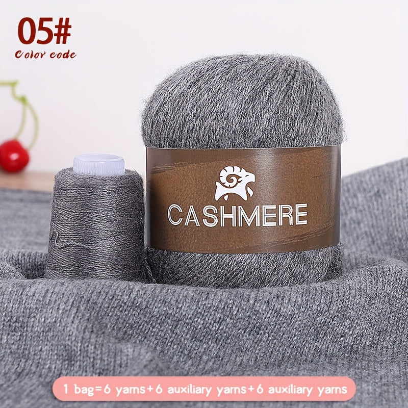 Cashmere Yarn 6 Pairs 100 Cashmere For DIY Crochet Soft