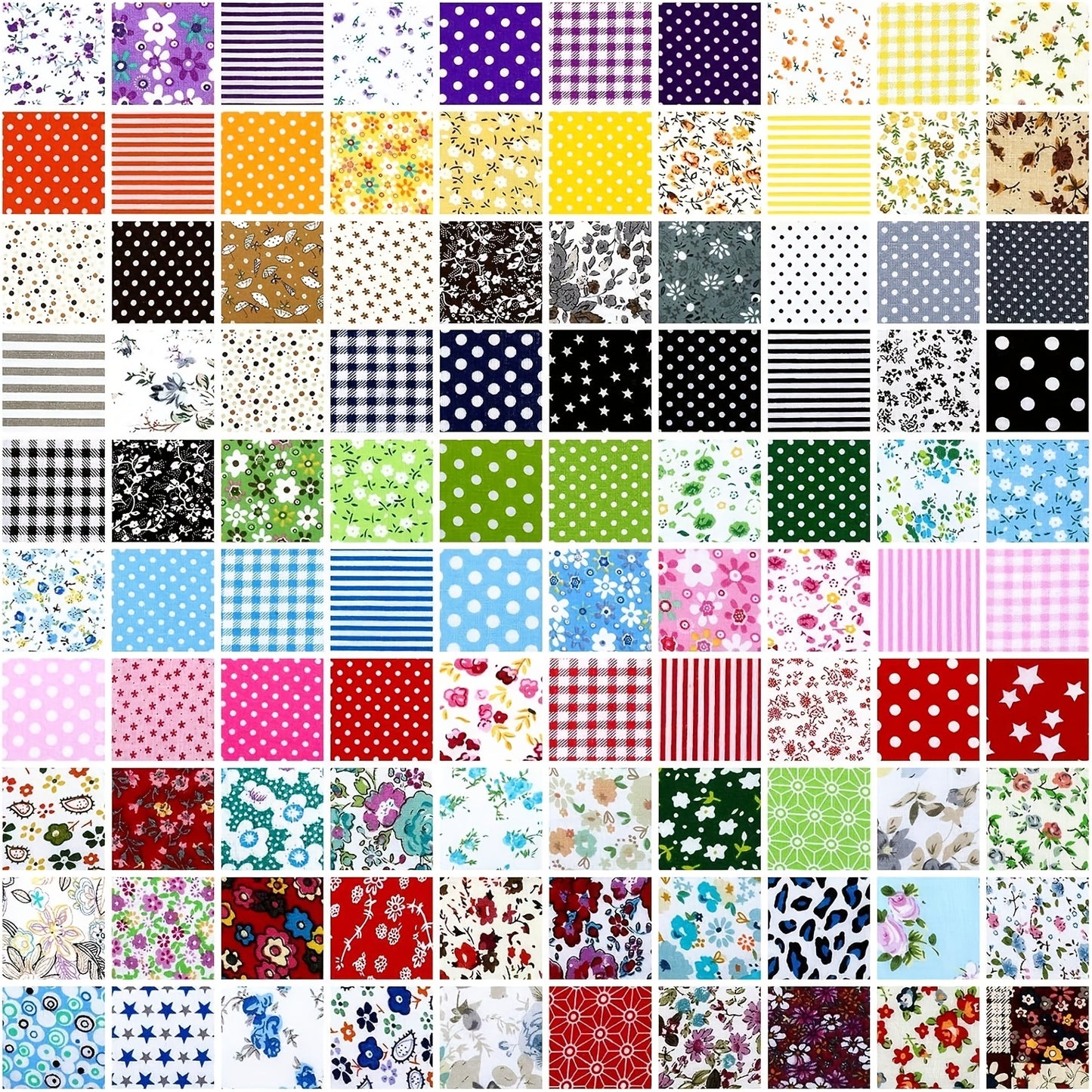 Premium Cotton Quilt Fabric Bundles for Patchwork DIY