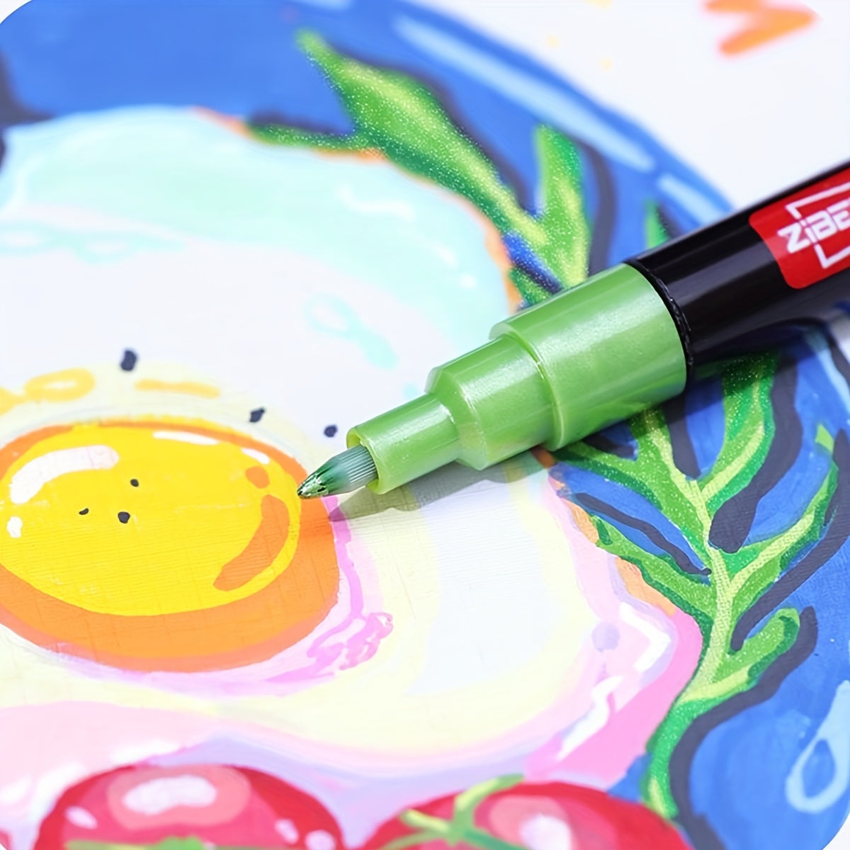 Acrylic Markers Set 240pcs For Wood Stone Fabric Paper