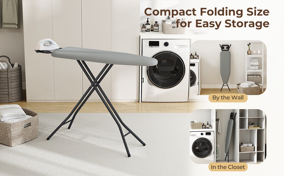Costoffs Adjustable Foldable Ironing Board With Thick 4 Layer Pad