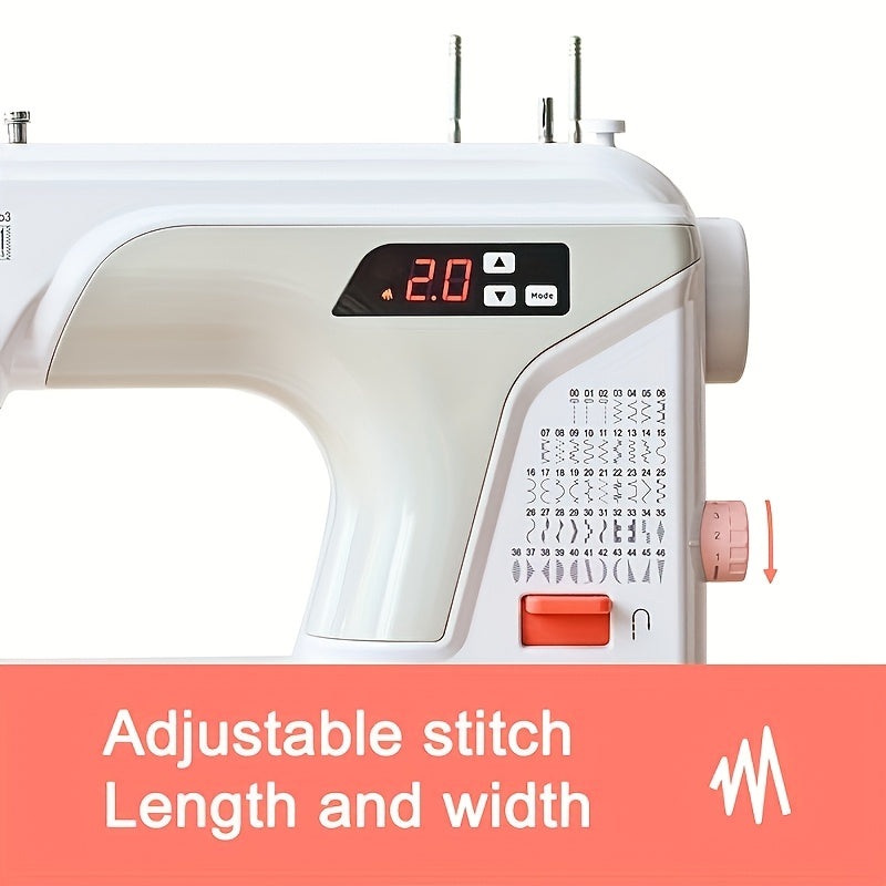 Poolin EOC2100 Self Threading Computerized Sewing Machine With 107 Stitches
